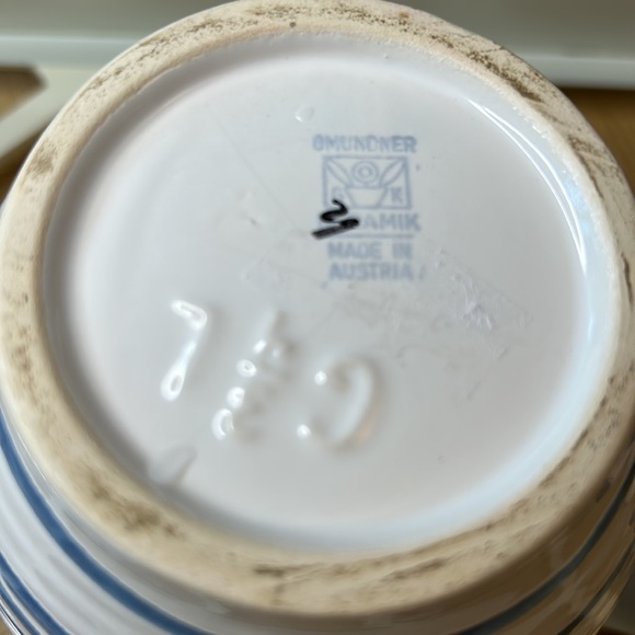 Gmundner Keramik Blue Flamed Milk Pitcher - Picture 6 of 6